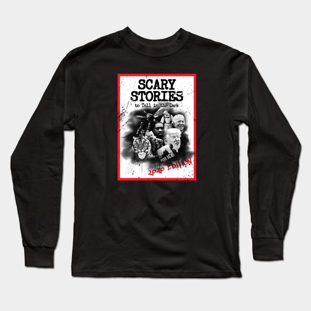 Scary Stories Long Sleeve T-Shirt by PopArtCult